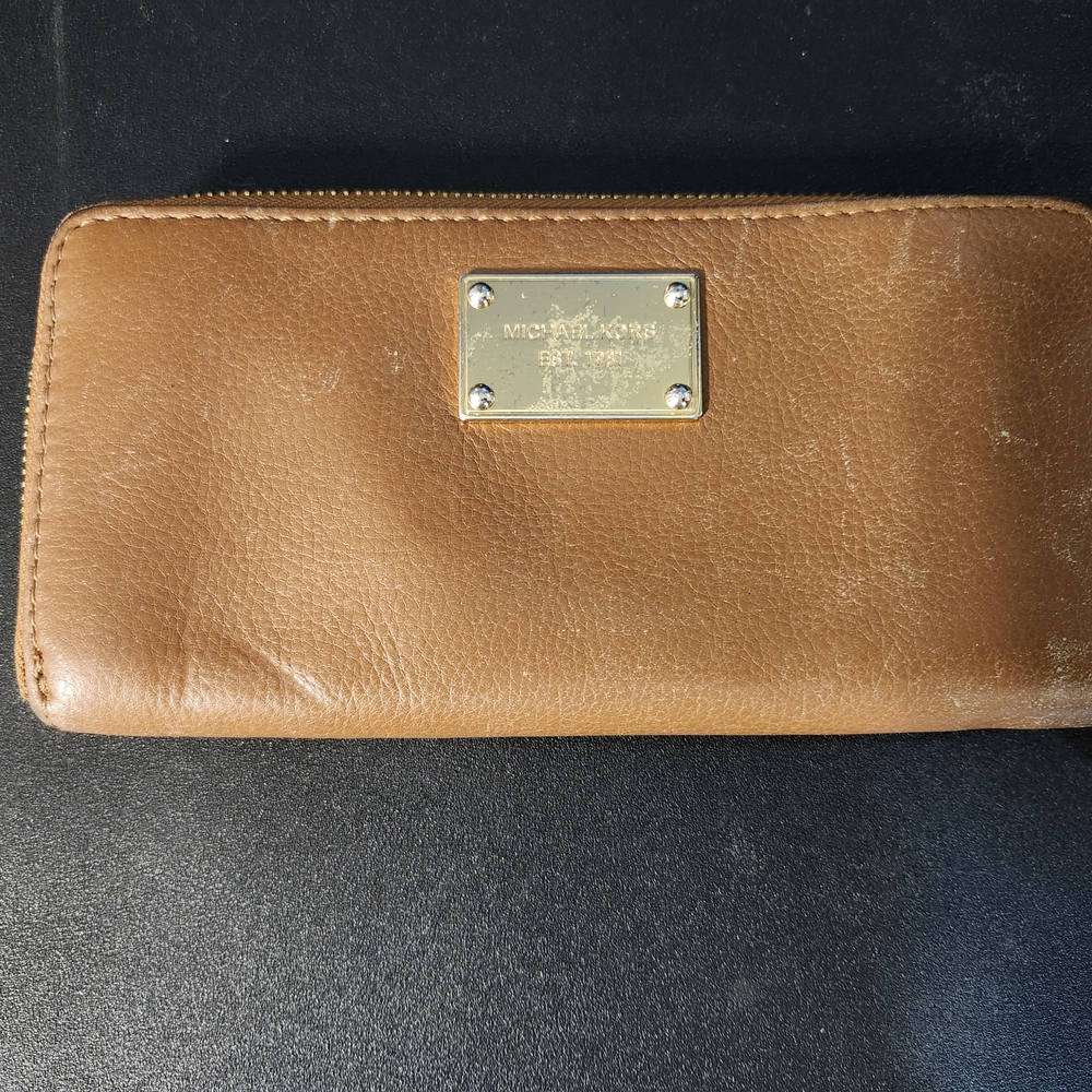Michael Kors Tan Leather Wallet